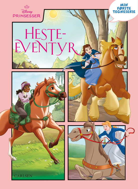 Cover for Disney · Min første tegneserie: Disney Prinsesser - Heste-eventyr (Bound Book) [1. Painos] (2025)