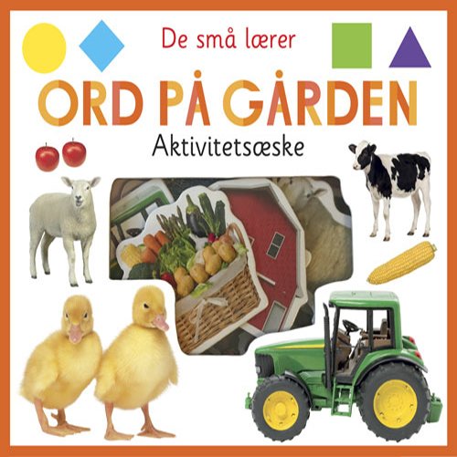 Cover for De små lærer: De små lærer - Ord på gården - aktivitetsæske (Cardboard Book) [1. Painos] (2020)