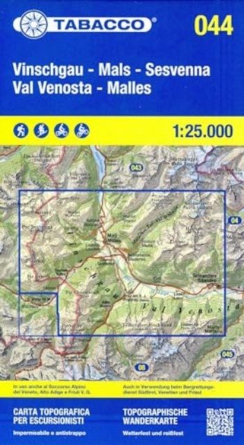 Val Venosta / Vinschgau / Sesvenna (Kort)