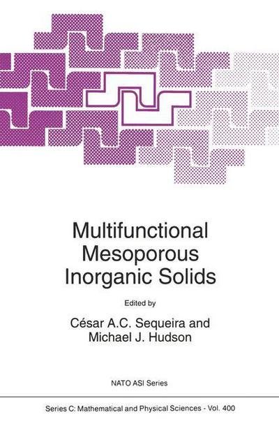 Cover for Cesar a C Sequeira · Multifunctional Mesoporous Inorganic Solids - NATO Science Series C (Paperback Book) [Softcover reprint of hardcover 1st ed. 1993 edition] (2010)