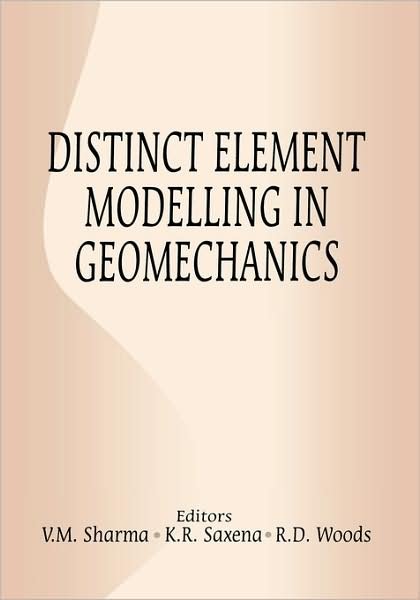 Cover for K.R. Saxena · Distinct Element Modelling in Geomechanics (Innbunden bok) (1999)