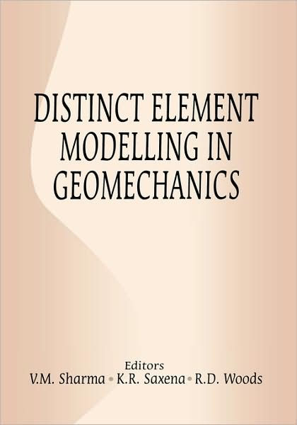 Cover for K.R. Saxena · Distinct Element Modelling in Geomechanics (Gebundenes Buch) (1999)