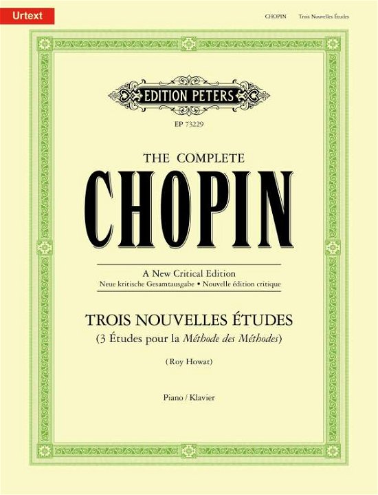 Cover for Frederic Chopin · Trois Nouvelles Etudes The Complete Chopin (Paperback Bog) (2021)