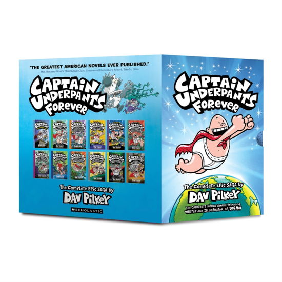Cover for Dav Pilkey · Captain Underpants Forever Box set (#1-12) (Hardcover Book) (2025)