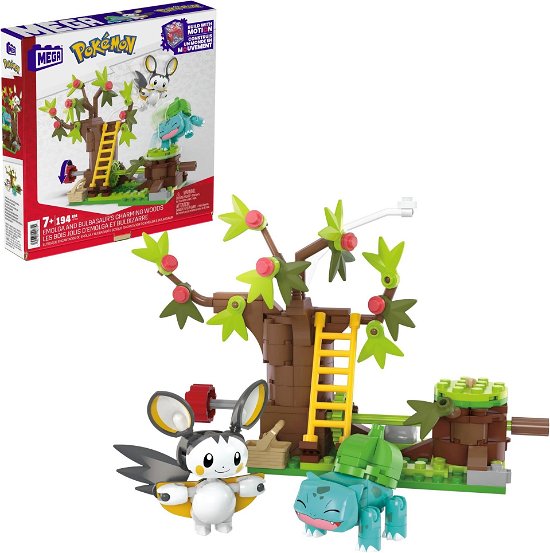 Mega Pokemon Emolga and Bulbasaurs Charming Woods - Mega Bloks Pokemon - Merchandise -  - 0194735190751 - 30. maj 2024