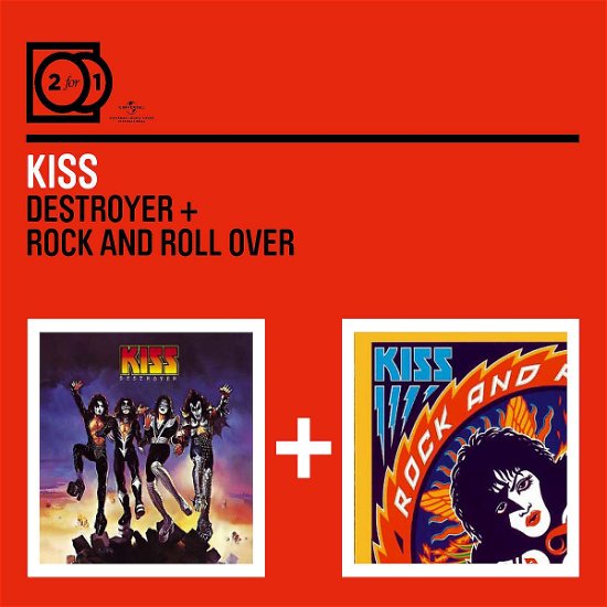 Cover for Kiss · Destroyer / Rock And Roll Over (CD) (2017)