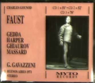 Cover for Charles Gounod · Faust (CD)
