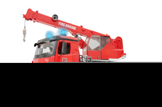 MB Arocs Fire engine crane truck w. Light & Sound - Bruder - Gadżety -  - 4001702036751 - 24 stycznia 2018