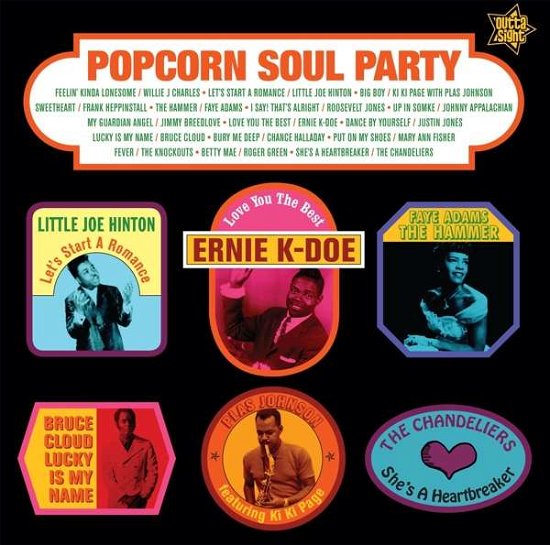 Cover for Popcorn Soul Party-Blended Soul &amp; A&amp;B 1958-62 (LP) (2017)