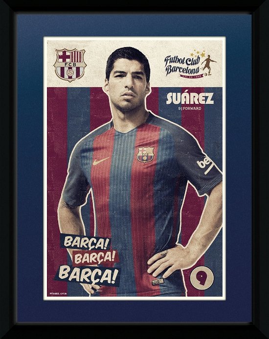 Cover for Barcelona · Barcelona: Suarez Vintage 16/17 (Stampa In Cornice 15x20 Cm) (MERCH)