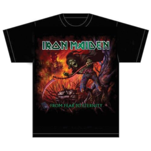 Iron Maiden Unisex T-Shirt: From Fear to Eternity Album - Iron Maiden - Fanituote - Global - Apparel - 5055295345751 - perjantai 17. huhtikuuta 2015