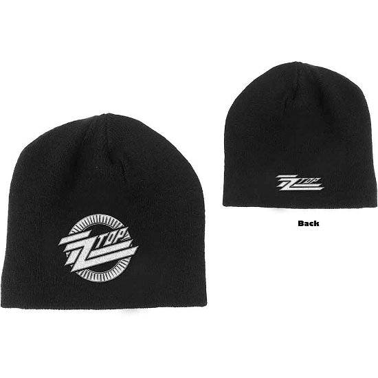 Cover for ZZ Top · ZZ Top Unisex Beanie Hat: Circle Logo (TØJ) [Black - Unisex edition]