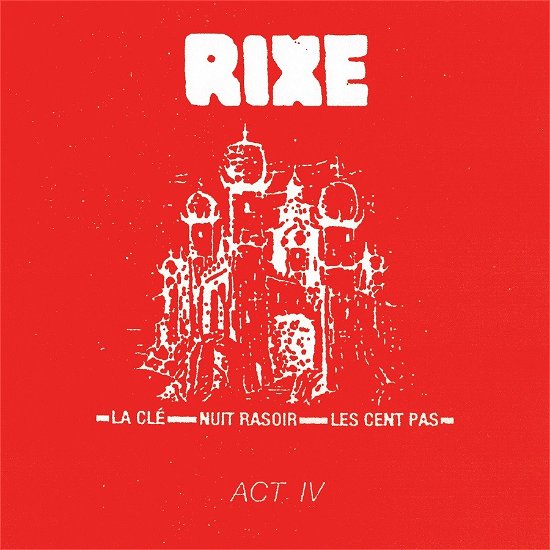 Cover for Rixe · Act Iv (LP) (2023)