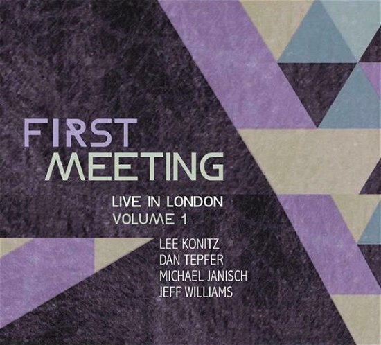 Cover for Lee Konitz / Dan Tepfer / Michael Janisch &amp; Jeff Williams · First Meeting: Live In London. Volume 1 (LP) [Coloured edition] (2019)