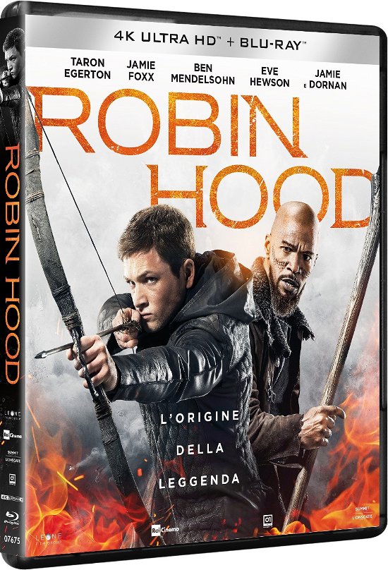 Cover for F. Murray Abraham,taron Egerton,jamie Foxx,ben Mendelsohn · Robin Hood - L'origine Della Leggenda (4k Blu-ray+blu-ray) (Blu-ray) (2019)