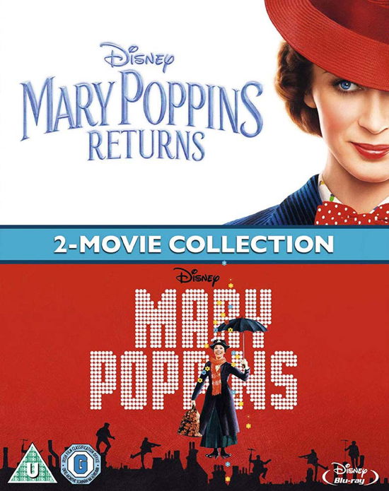 Cover for Mary Poppins 1 &amp; 2 (Blu-ray) (2019)