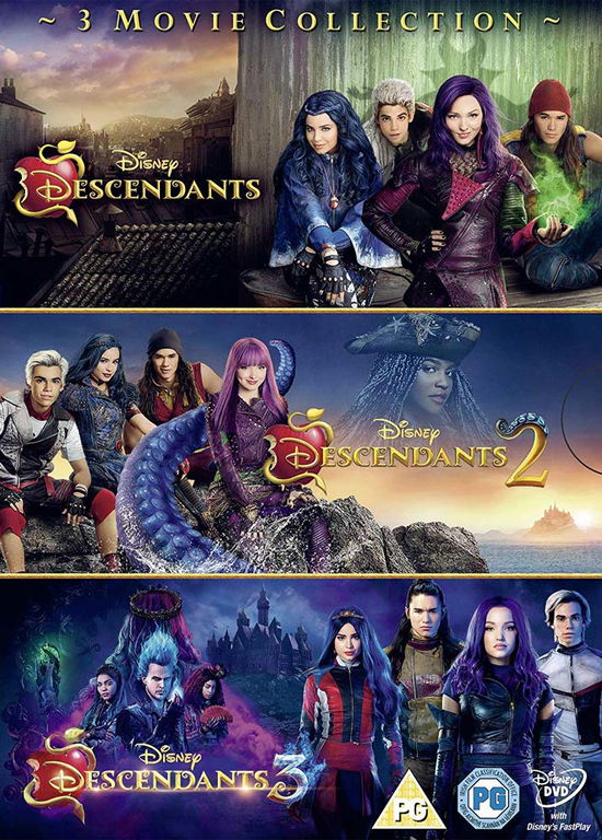 Descendants 1 to 3 - Kenny Ortega - Elokuva - Walt Disney - 8717418557751 - maanantai 4. marraskuuta 2019