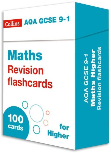 Cover for Collins GCSE · AQA GCSE 9-1 Maths Higher Revision Cards: Ideal for the 2025 and 2026 Exams - Collins GCSE Grade 9-1 Revision (Flashcards) (2019)