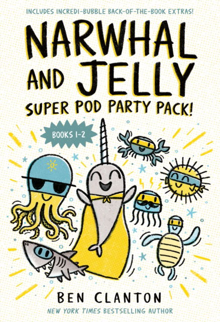 Cover for Ben Clanton · Narwhal and Jelly: Super Pod Party Pack! (Paperback Book) (2025)