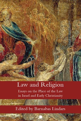 Cover for Barnabas Lindars · Law and Religion: Essays on the Place of the Law in Israel and Early Christianity (Paperback Book) (2023)