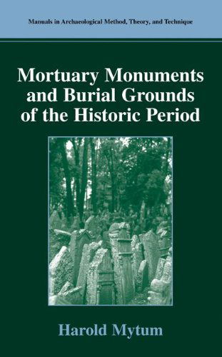 Cover for Harold Mytum · Mortuary Monuments and Burial Grounds of the Historic Period - Manuals in Archaeological Method, Theory and Technique (Hardcover Book) [2004 edition] (2003)
