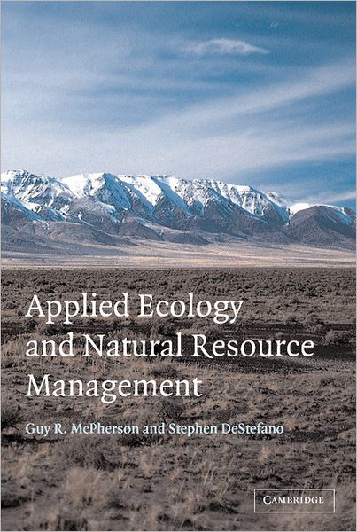 Cover for McPherson, Guy R. (University of Arizona) · Applied Ecology and Natural Resource Management (Paperback Book) (2002)