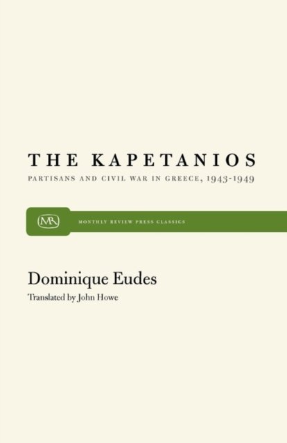 Cover for Dominique Eudes · The Kapetanios (Paperback Book) (2010)
