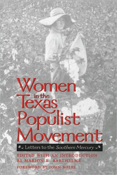 Cover for Barthelme. · Women in Texas Populist Movement (Paperback Book) (1997)