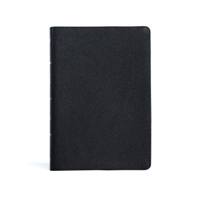 Cover for Holman Bible Publishers · KJV Large Print Thinline Bible, Black Genuine Leather (Book) (2023)