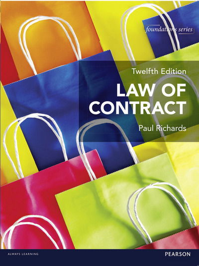 Cover for Paul Richards · Law of Contract - Foundation Studies in Law Series (Paperback Book) [12 Rev edition] (2015)