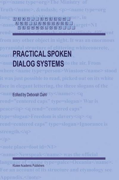 Cover for D Dahl · Practical Spoken Dialog Systems - Text, Speech and Language Technology (Pocketbok) [2004 edition] (2005)