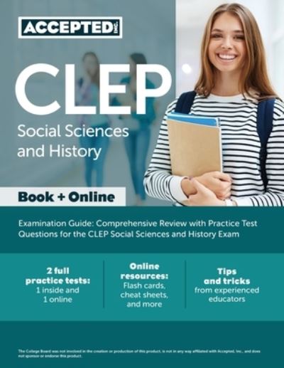 Cover for Accepted · CLEP Social Sciences and History Examination Guide (Pocketbok) (2020)