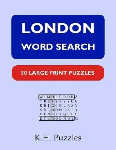 Cover for K H Puzzles · London Word Search (Paperback Bog) (2018)