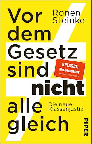 Cover for Ronen Steinke · Vor dem Gesetz sind nicht alle gleich (Bok) (2024)