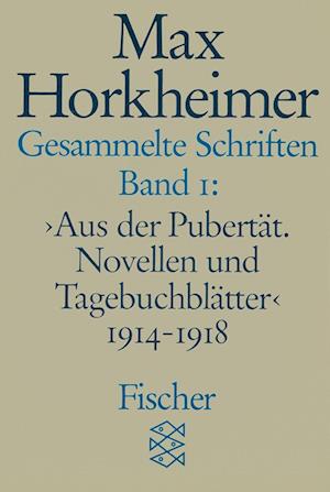 Gesammelte Schriften I - Max Horkheimer - Livros - FISCHER Taschenbuch - 9783596273751 - 1988