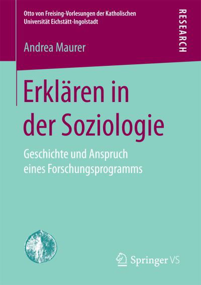 Cover for Maurer · Erklären in der Soziologie (Book) (2017)