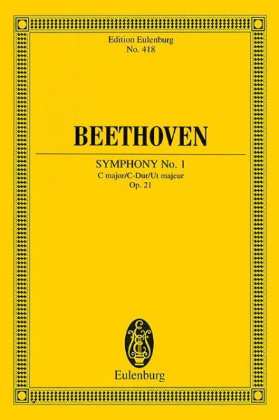 Cover for Ludwig van Beethoven · Symphony No. 1 in C Major, Op. 21 (Paperback Book) (1986)