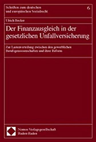 Cover for Ulrich Becker · Der Finanzausgleich in Der Gesetzlichen Unfallversicherung (Paperback Book) (2004)