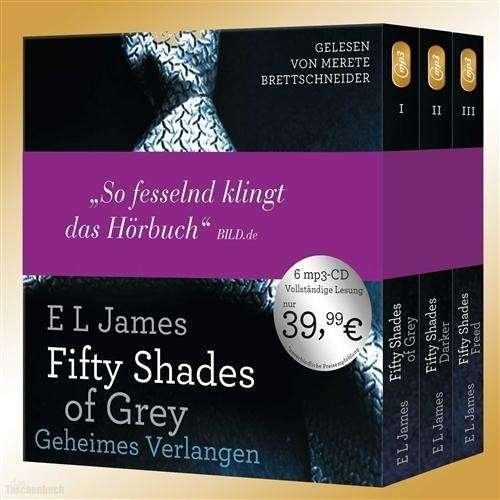 Cover for E L James · Fifty Shades of Grey.die Gesamtausgabe (Teil 1-3) (CD) (2013)