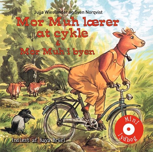 Cover for Jujja Wieslander · Gyldendals mini lydbøger for børn: Mor Muh lærer at cykle &amp; Mor Muh i byen (CD) [1er édition] (2010)