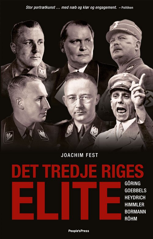 Cover for Joachim C. Fest · Det tredje riges elite HB (Gebundenes Buch) [1. Ausgabe] (2013)