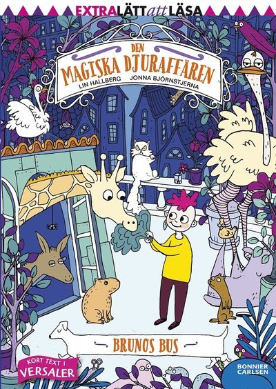 Cover for Lin Hallberg · Den magiska djuraffären: Brunos bus (Inbunden Bok) (2018)