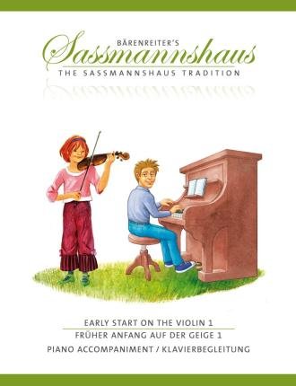 Cover for Kurt Sassmannshaus · Früher Anfang auf der Geige 1 / Early Start on the Violin 1 -Klavierbegleitung- (Pocketbok) (2021)
