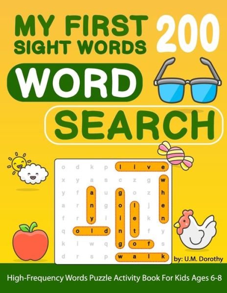 Cover for U M Dorothy · My First 200 Sight Words Word Search (Taschenbuch) (2020)