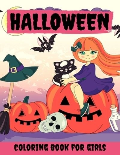 Cover for Toodma · Halloween Coloring Book for Girls (Paperback Book) (2020)