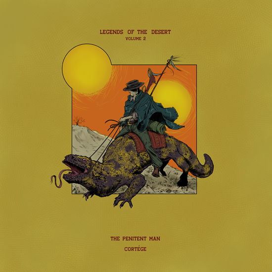 Cover for Penitent Man &amp; Cortege · Legends of the Desert: Vol. 2 (LP) (2021)