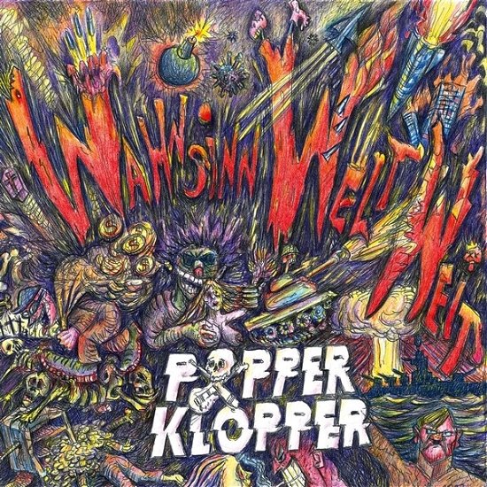 Cover for Popperklopper · Wahnsinn Weltweit (LP) (2023)