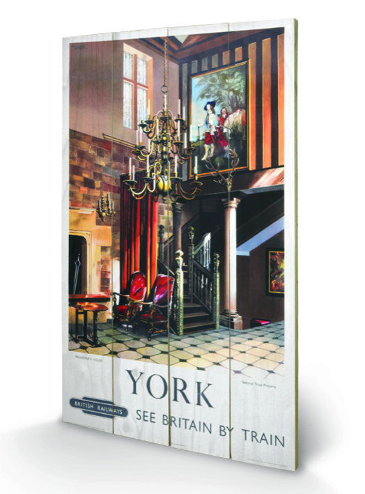 York - Treasurer's House (Stampa Su Legno 76X45Cm) - York - Merchandise -  - 5050293954752 - 