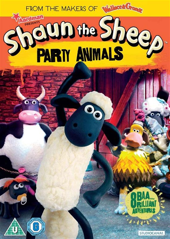 Cover for Shaun the Sheep  Party Animals · Shaun The Sheep - Party Animals (DVD) (2018)