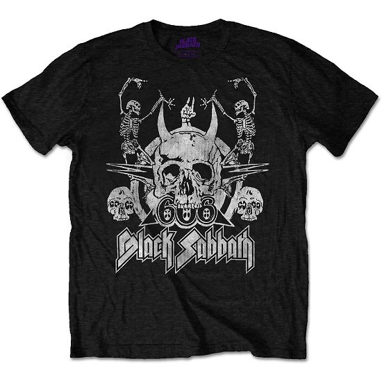 Black Sabbath Unisex T-Shirt: Dancing - Black Sabbath - Produtos - Bravado - 5055979918752 - 